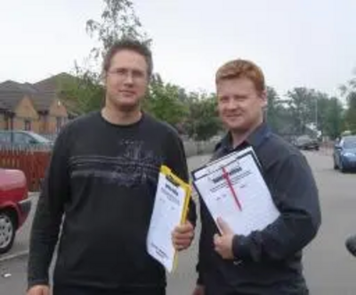 Robin Webber-Jones & Dale Keeling on Asplin Road