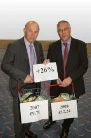 Vince Cable and Peter Coley